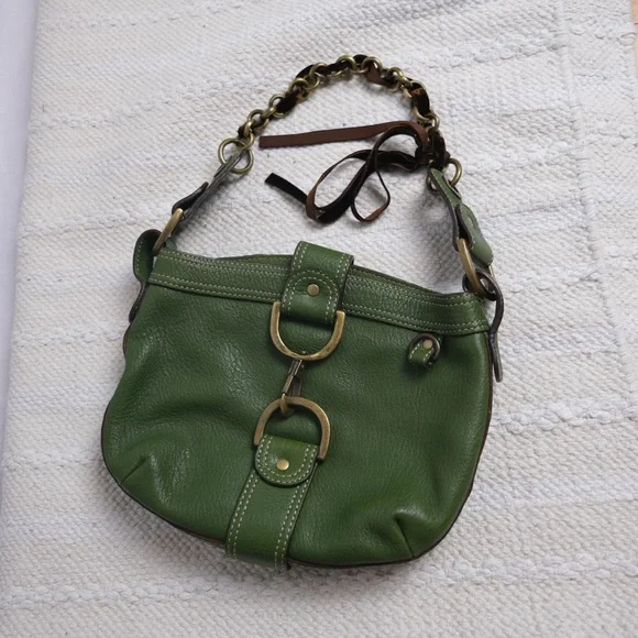 J crew Kelly green, vintage K2K handbag. Excellent condition. - Picture 3 of 11